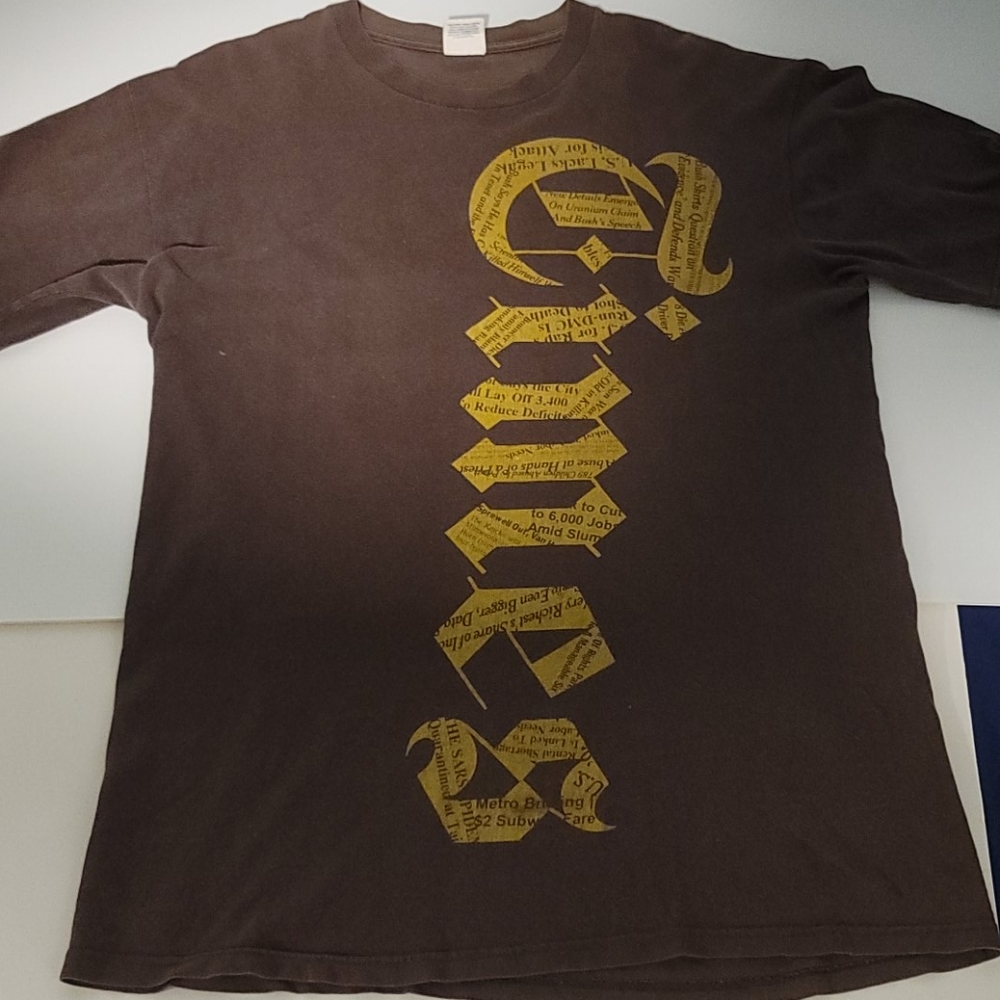 Supreme Hard Times Tee Rare and Aged to perfection